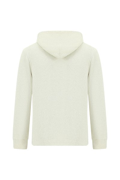 Abdullah Kiğılı Hooded Regular Fit Patterned Cotton Sweatshirt