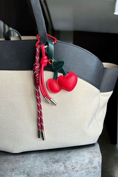 stravis Heart Design Bag Charm