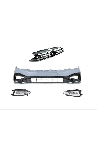 Genel Markalar Volkswagen Passat B8 İçin 8.5 Görünüm R-Line Ön Tampon - Panjur