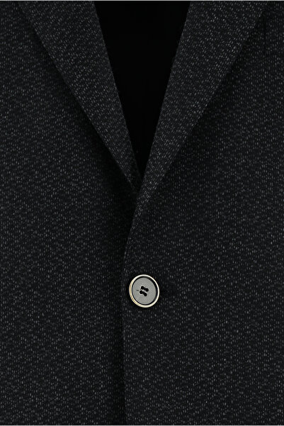 Abdullah Kiğılı Klasik Desenli Yünlü Ceket