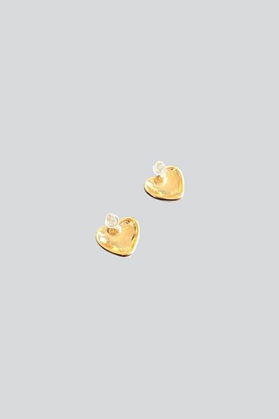 stravis Enameled Heart Earrings
