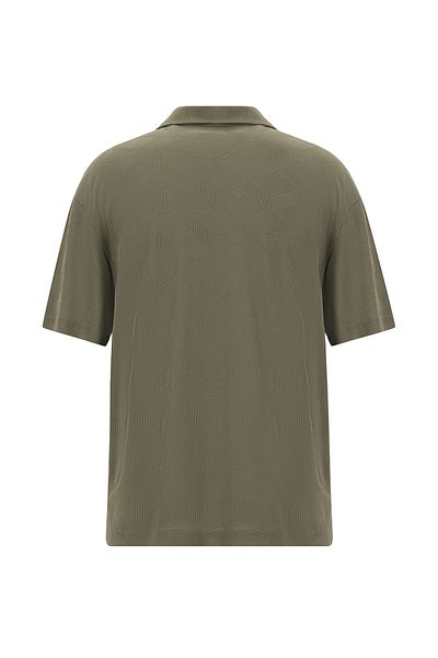 Kiğılı Short Sleeve Regular Fit Patterned Sports Knitted Shirt