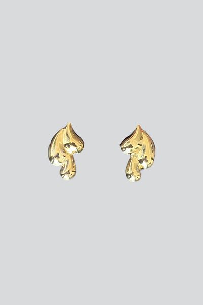 stravis Gold Color Triple Drop Earrings