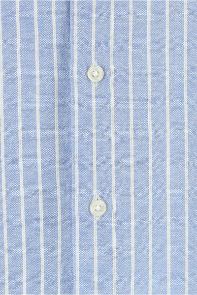 Abdullah Kiğılı Μακρυμάνικο ριγέ βαμβακερό πουκάμισο με κανονική εφαρμογή