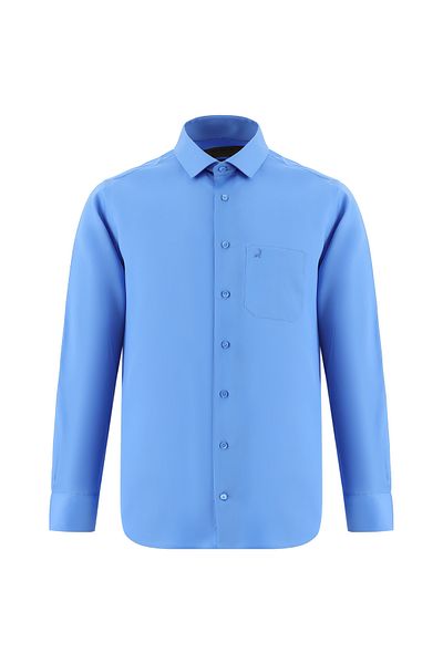 Abdullah Kiğılı Non Iron Satin - Long Sleeve Classic Cotton Shirt