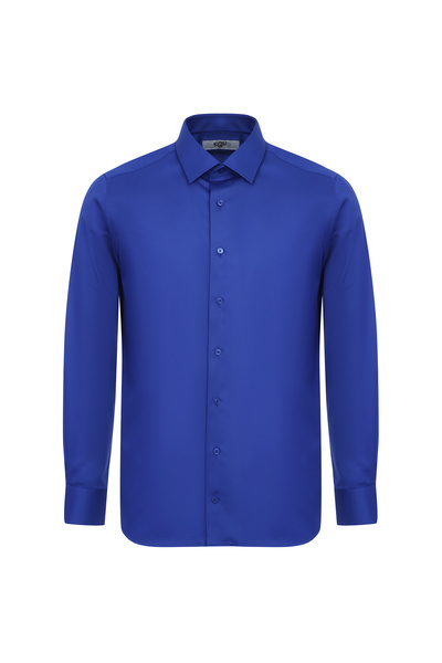 Kiğılı Сlim Fit з довгими рукавами - вузький крій, непрасувана сатинова класична бавовняна сорочка