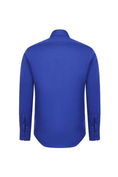 Kiğılı Сlim Fit з довгими рукавами - вузький крій, непрасувана сатинова класична бавовняна сорочка