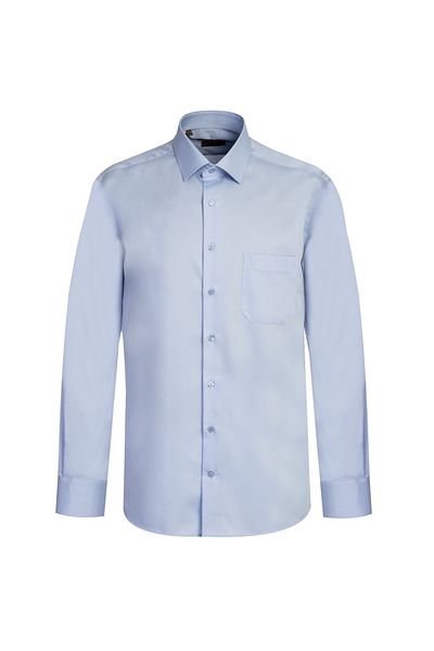 Abdullah Kiğılı Long Sleeve Non Iron Satin Classic Cotton Shirt