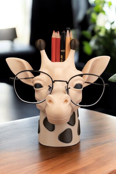 AyMo Zürafa Kalemlik Ve Gözlük Standı