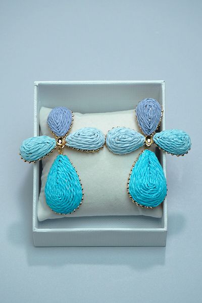 Rumon Wicker Knitted Earrings