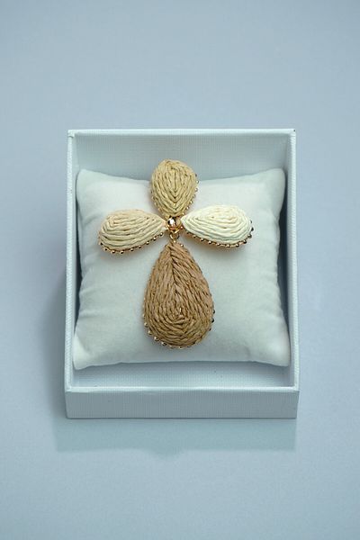 Rumon Wicker Knitted Earrings