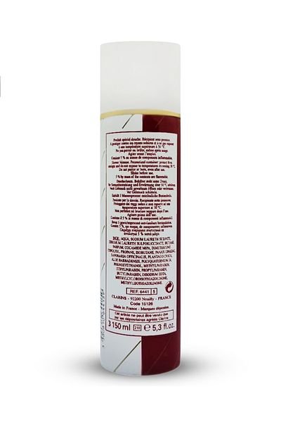 Clarins Paris Energizing Water Classic Soft Foam, 150ml