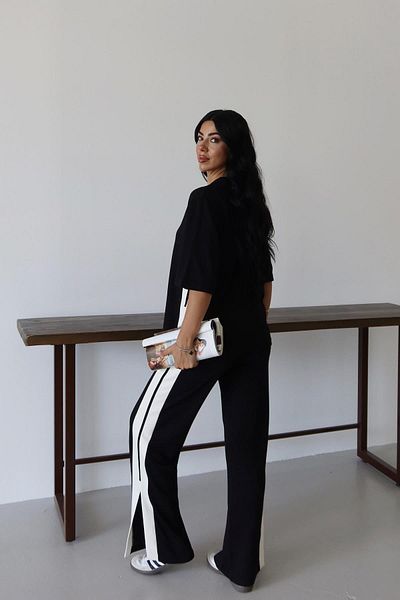 İstangül Butik Street Line Casual Sports Stripe Suit