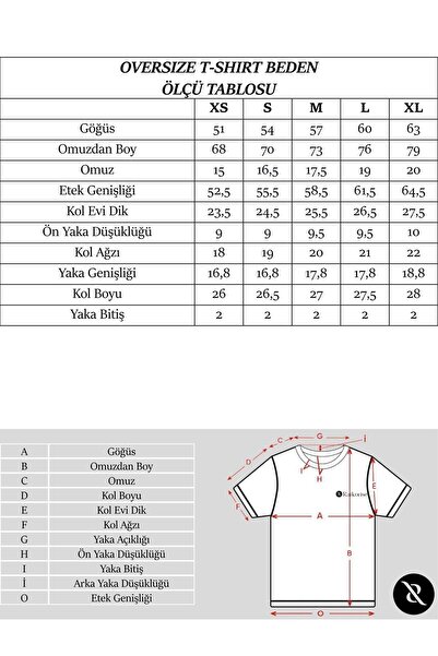 Raikorise Γκρι 100% βαμβακερό ανδρικό μπλουζάκι Oversize - Άνετο μπλουζάκι Basic