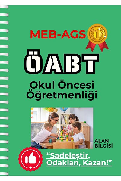 Pratik Kaynak Yayınları MEB Uyumlu ÖABT Okul Öncesi Konu Özeti | Sadeleştiril...