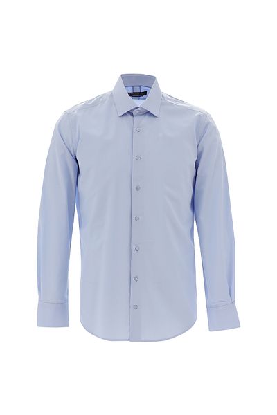 Abdullah Kiğılı Long Sleeve Slim Fit Slim Fit Classic Cotton Bamboo Cotton Shirt
