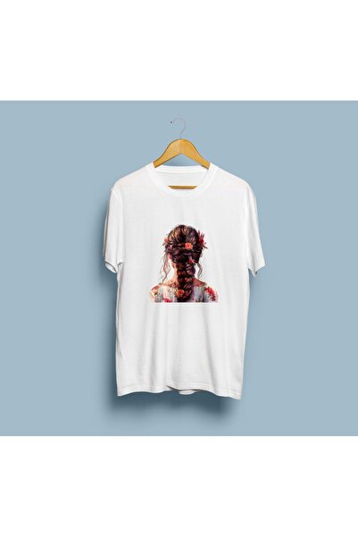 Generic Brand Unisex Oversize T-shirt - Women's Hair from the Back / Women's ...