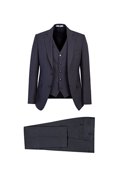 Kiğılı Woolen Slim Fit Vest Suit