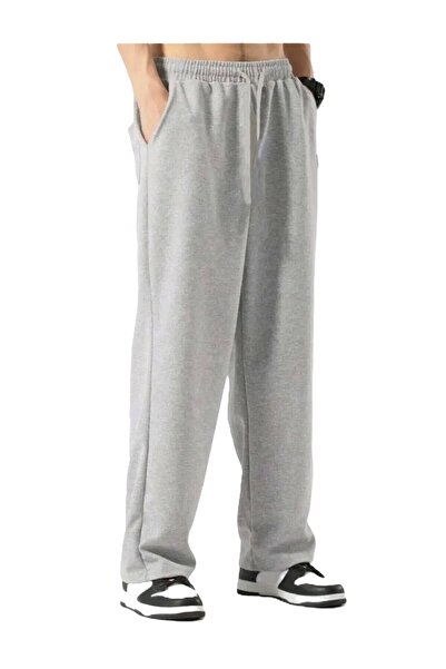 yg ydn giyim Άνετο παντελόνι φούτερ με φαρδύ ίσιο πόδι