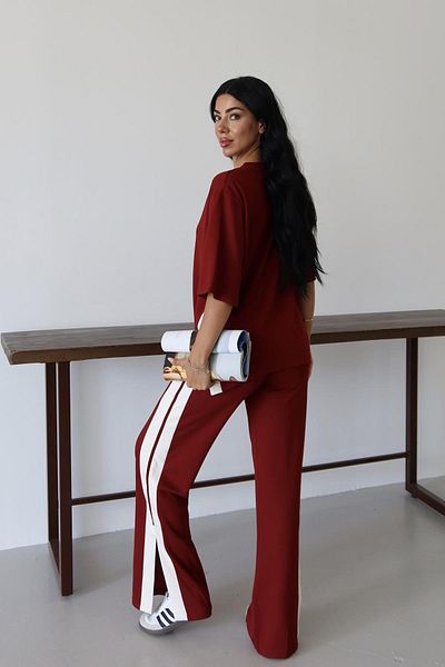 İstangül Butik Street Line Casual Sports Stripe Suit