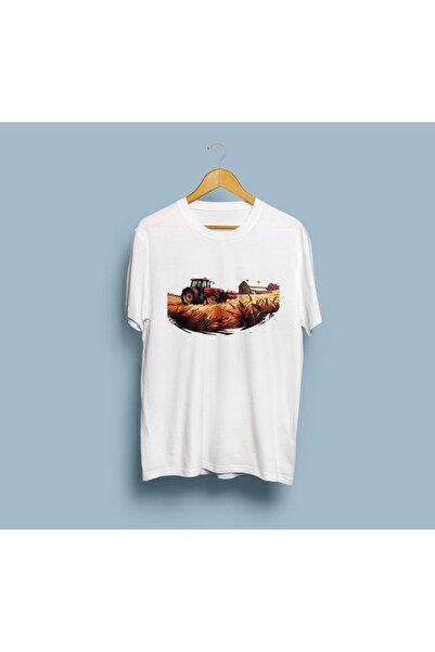 eioswear Tractor unisex supradimensionat / Fermier / Teren și fermier tricou