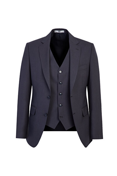 Kiğılı Woolen Slim Fit Vest Suit