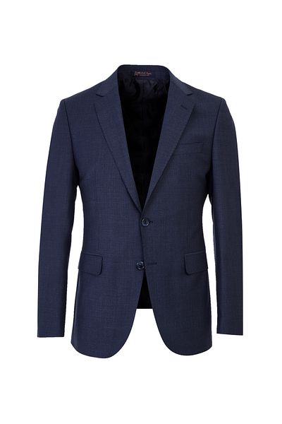 Abdullah Kiğılı Slim Fit Slim Fit Woolen Eyelet Suit