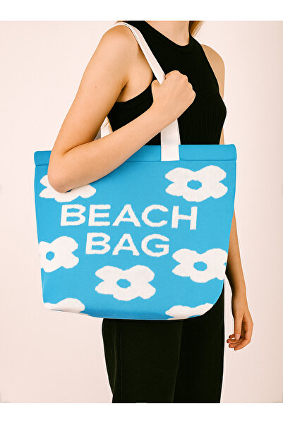 Sebir Moda Пляжна сумка з квітковим візерунком