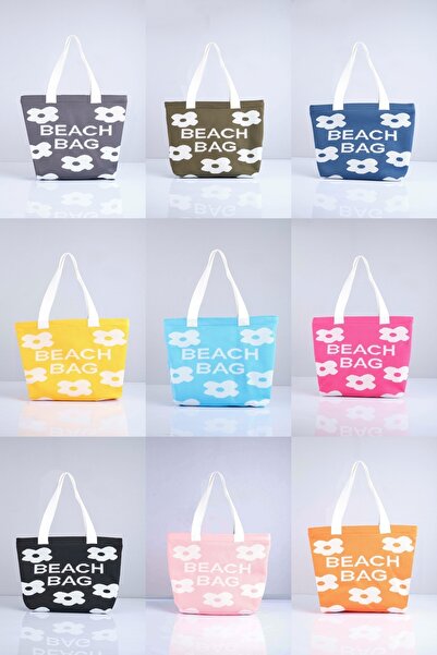 Sebir Moda Пляжна сумка з квітковим візерунком