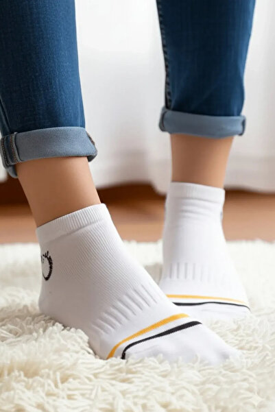 Esinti Women's Summer Booties Socks 5-Piece – Cotton, Sweat-Absorbent, Lightweight Socks Set