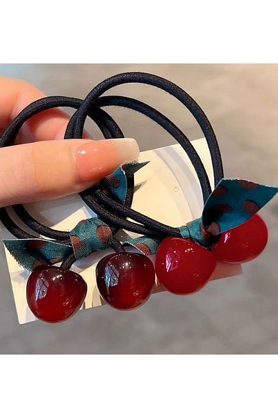 Sibelon Viral Cherry Elastic Buckle Set Polka Dot 2-Piece