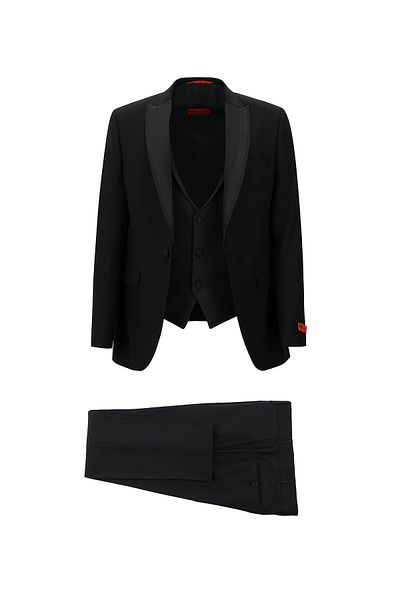 Kiğılı Slim Fit Slim Fit Pointed Collar Tuxedo & Groom Suit with Vest