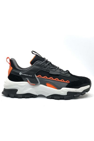 Hammer Jack 101-24825-m Lister Sneaker Men's Sports Shoes Black
