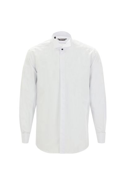 Abdullah Kiğılı Classic Horse Collar Cotton Shirt