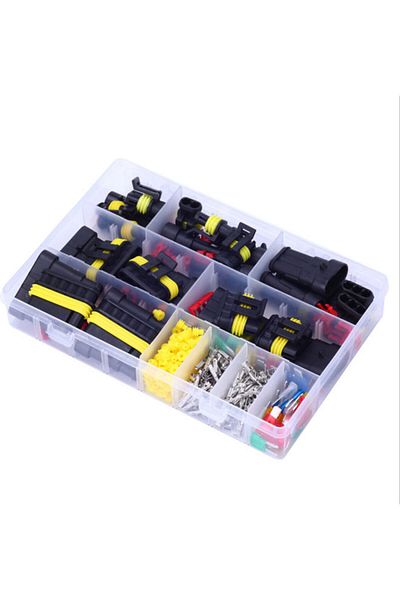 Generic 240-Piece Waterproof 1-6 Pin Electrical Wire Connector Set