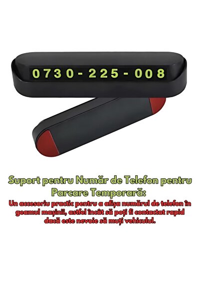 Generic Tester de siguranțe auto și set + suport temporar pentru număr de telefon de parcare