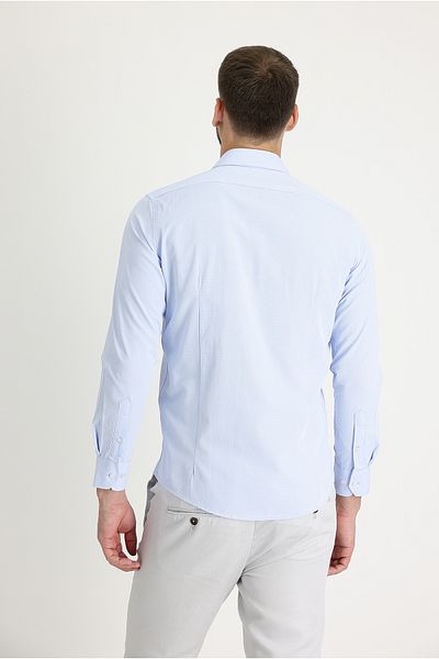 Kiğılı Cămașă cu mânecă lungă, slim fit, cu model clasic, din bumbac, ușor de călcat
