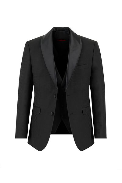 Kiğılı Tuxedo & Groom Suit - Slim Fit Slim Fit with Shawl Collar Vest