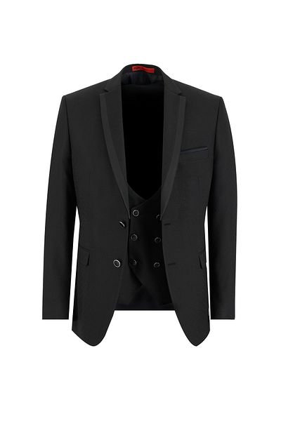 Kiğılı Slim Fit Slim Fit Mono Collar Vest Tuxedo & Groom Suit