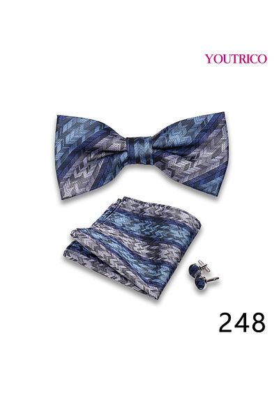 Youtrico Suit Tie Handkerchief Cufflink-Premium Handmade 3-Piece