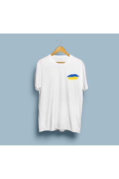 eioswear أوكرانيا أوكرانيا منقوشة تي شيرت كبير الحجم للجنسين