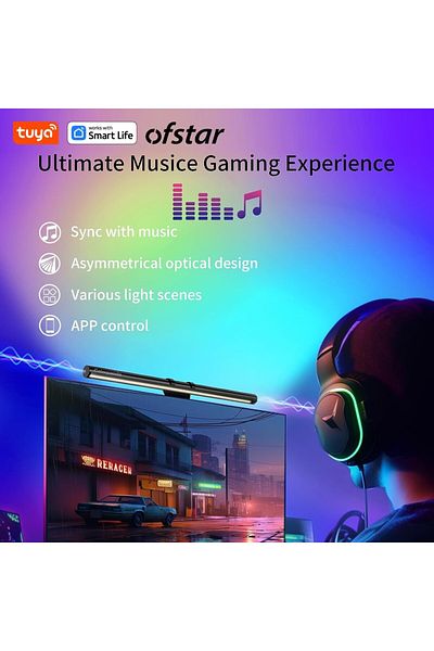 Choice Tuya Smart Rgb Monitor Light Bar/desk Lamp: Led Dual Light Source, Tuya App,anti-glare Lamp, Touc...
