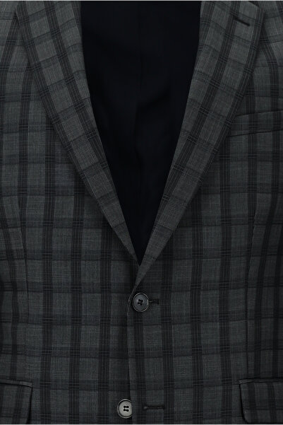 Kiğılı Regular Fit Kombinli Ekose Takım Elbise