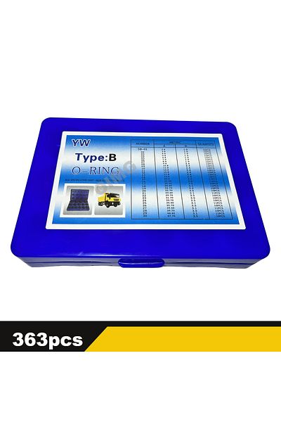 Choice 363pcs Rubber O-ring Assortment Kit Wear-resistant High-temperature Resistant Nbr O Ring Gasket For