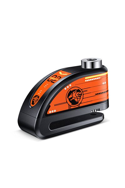 Choice Without Rope Motorcycle Alarm Disc Brake Lock Security Moto Wheel Disk Padlock Waterproof 120db Loud