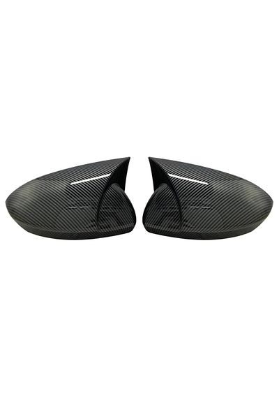 Choice Carbon Fiber Pattern Bat Style Mirror Cover For Renault Megane 4 2016 2020 Rearview Mirror Cover 2 P