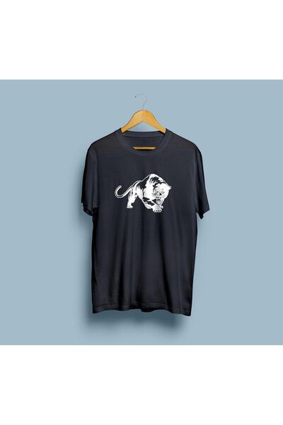 Bahriyeli Collection Oversize Wild Panther Design Unisex T-Shirt