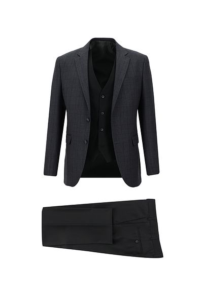 Kiğılı Slim Fit Slim Fit Combination Vest Suit
