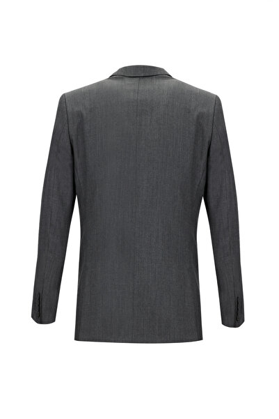 Abdullah Kiğılı Plaid Patterned Wool Regular Fit Combined Vest Dress