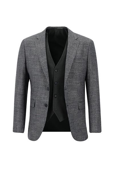 Kiğılı Slim Fit Slim Fit Combination Vest Suit